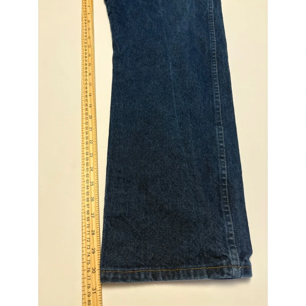 Wrangler Jeans Mens 42x32 Blue Cowboy Cut Original Fit Straight Leg 13MWZPW